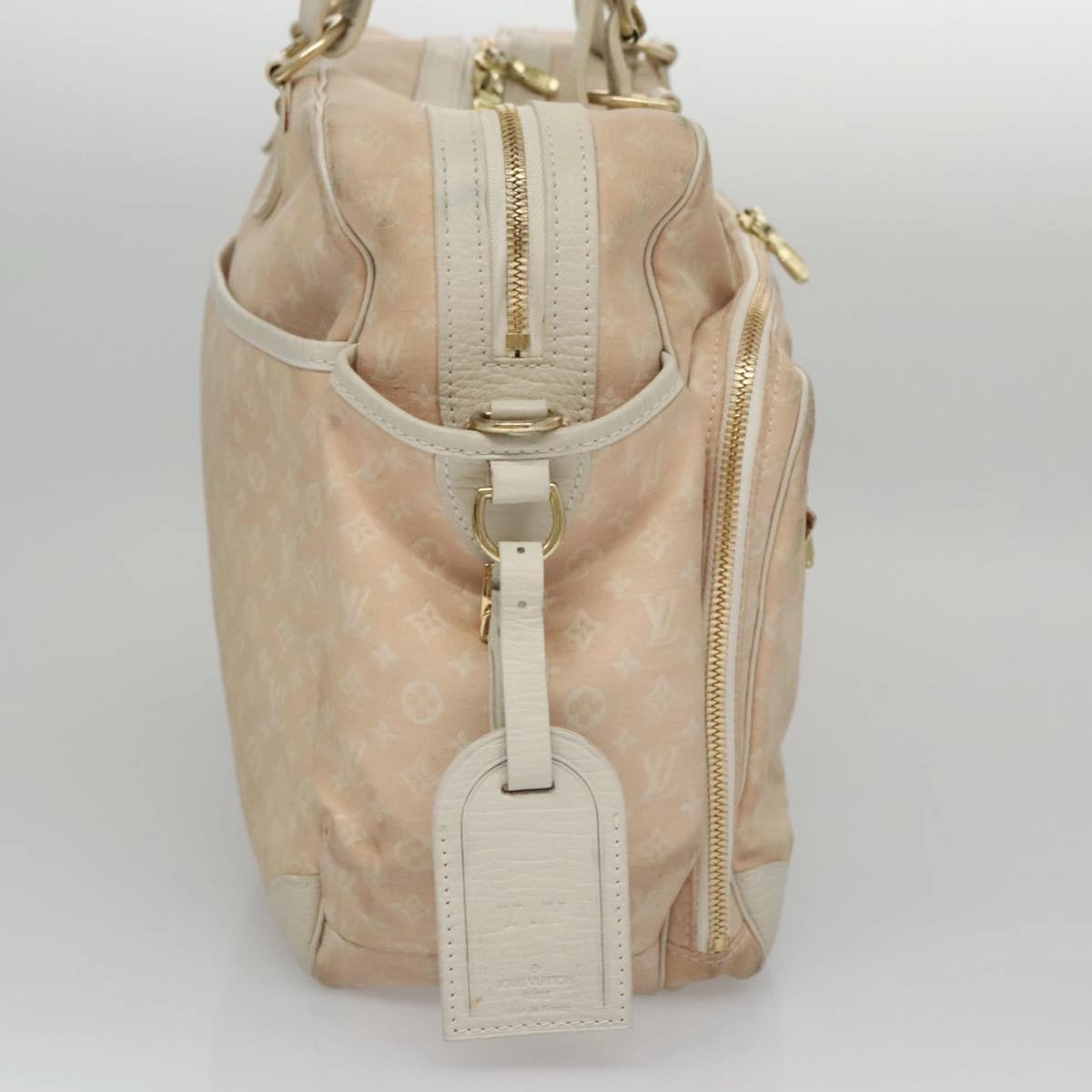 LOUIS VUITTON Monogram Mini Lin Sac Arange Shoulder Bag Rose M95255 104256