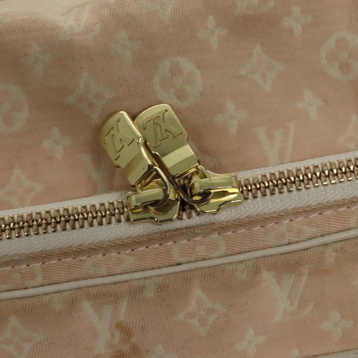 LOUIS VUITTON Monogram Mini Lin Sac Arange Shoulder Bag Rose M95255 104256