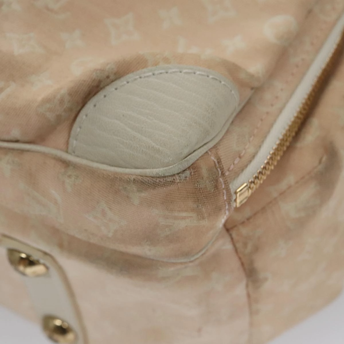 LOUIS VUITTON Monogram Mini Lin Sac Arange Shoulder Bag Rose M95255 104256