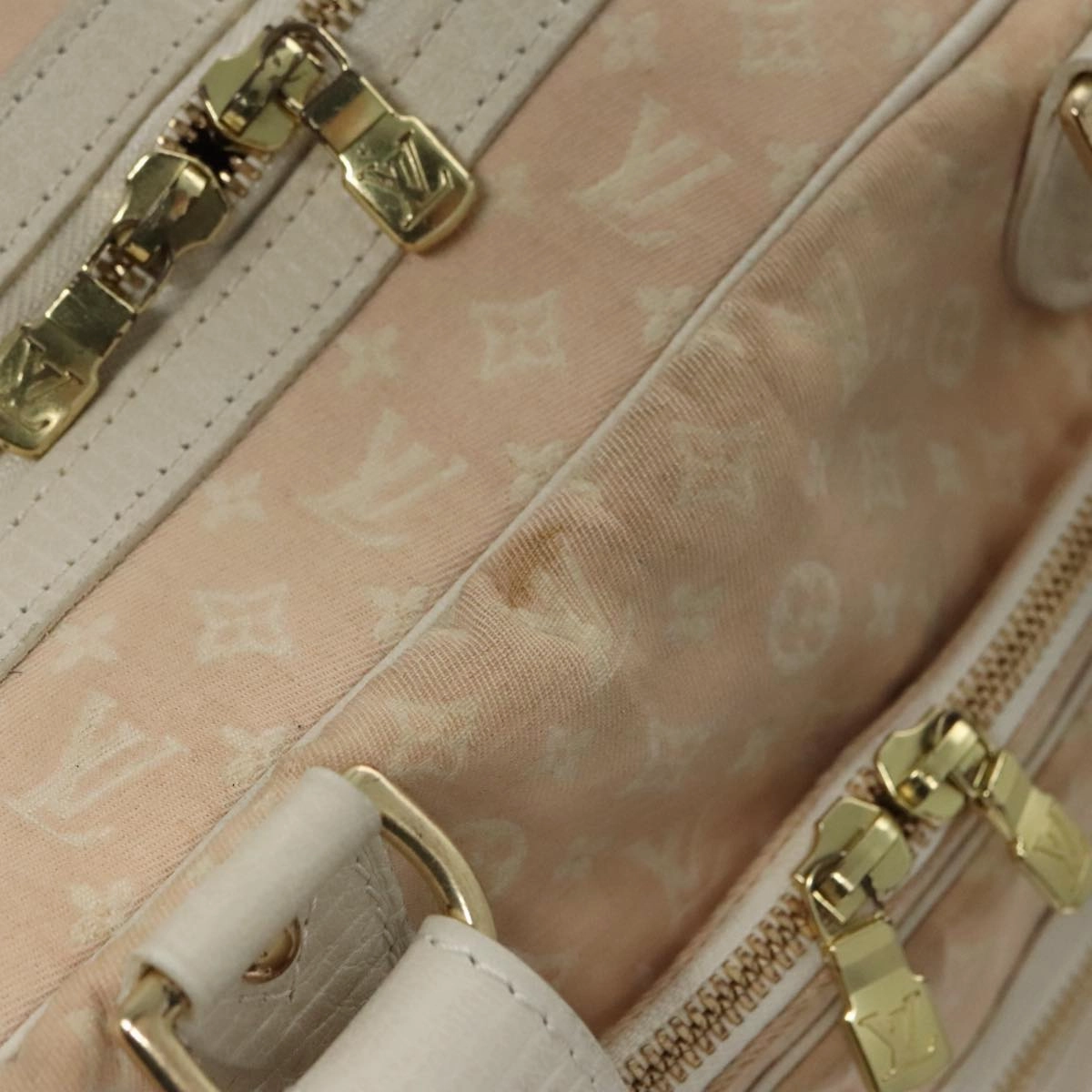 LOUIS VUITTON Monogram Mini Lin Sac Arange Shoulder Bag Rose M95255 104256