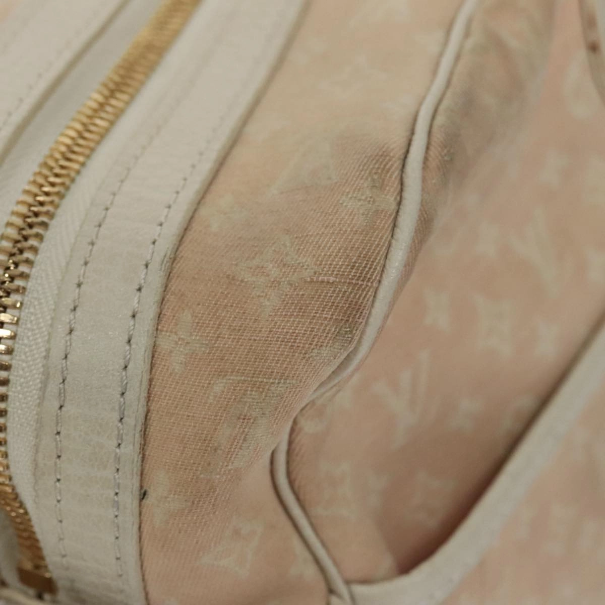 LOUIS VUITTON Monogram Mini Lin Sac Arange Shoulder Bag Rose M95255 104256