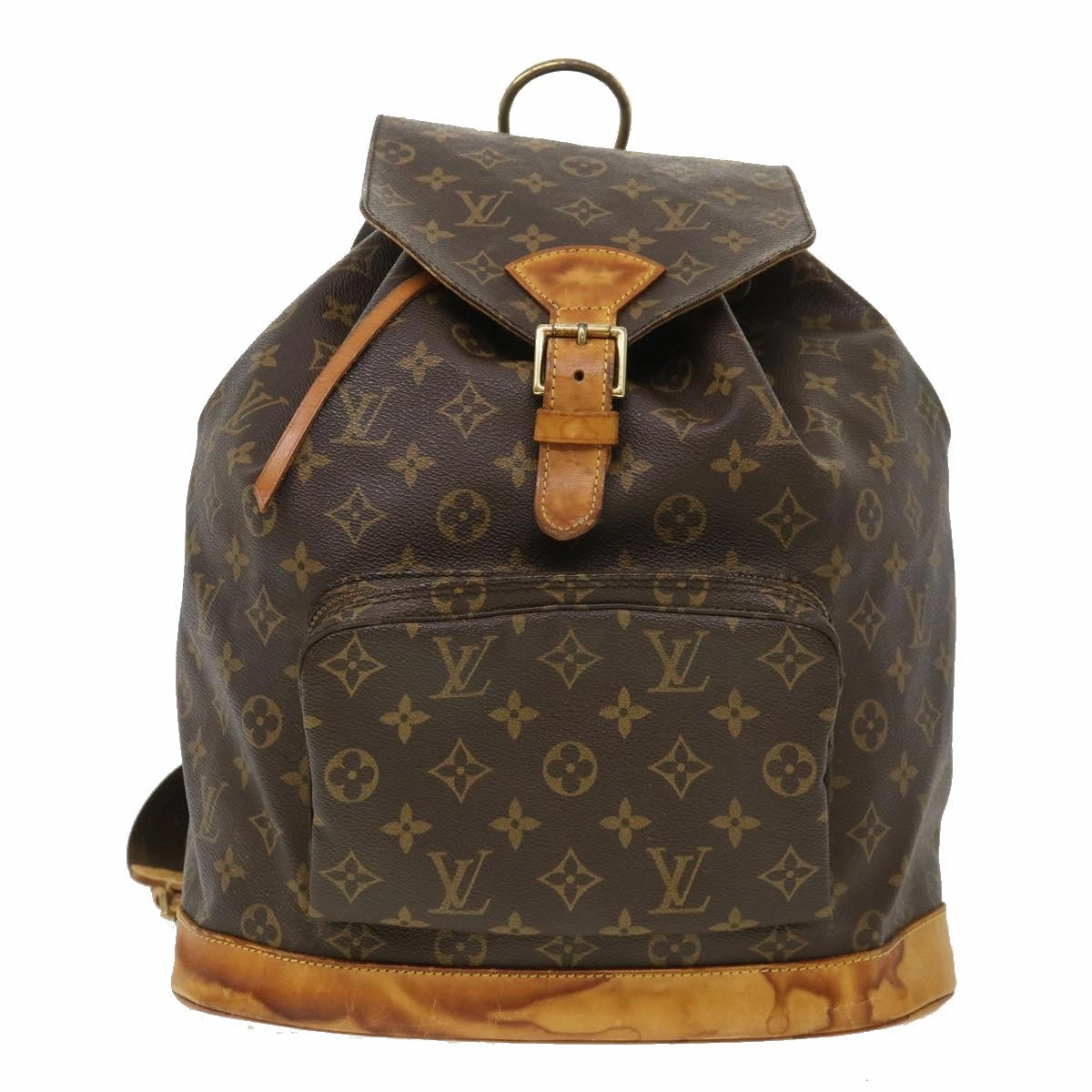 LOUIS VUITTON Monogram Montsouris GM Backpack M51135 LV 39564
