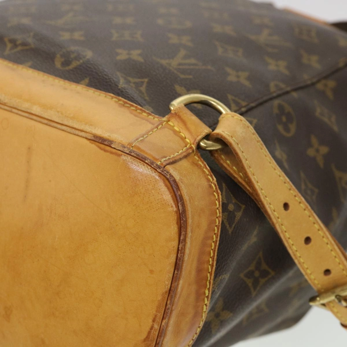 LOUIS VUITTON Monogram Montsouris GM Backpack M51135 LV 39564