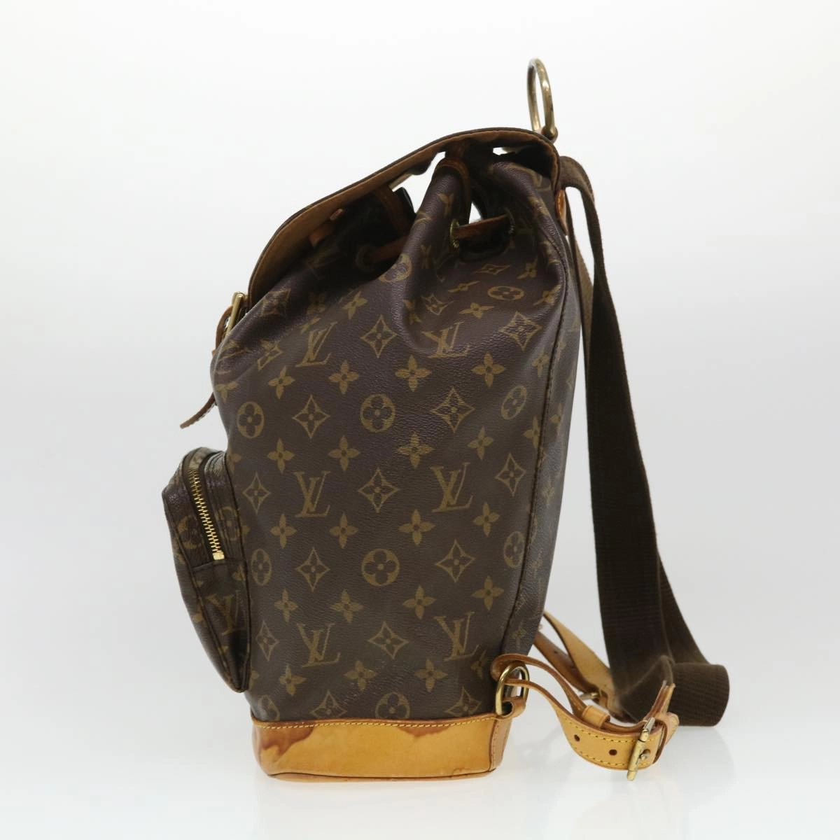 LOUIS VUITTON Monogram Montsouris GM Backpack M51135 LV 39564