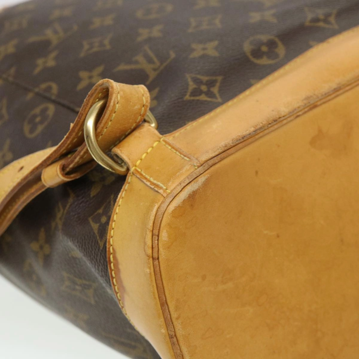 LOUIS VUITTON Monogram Montsouris GM Backpack M51135 LV 39564