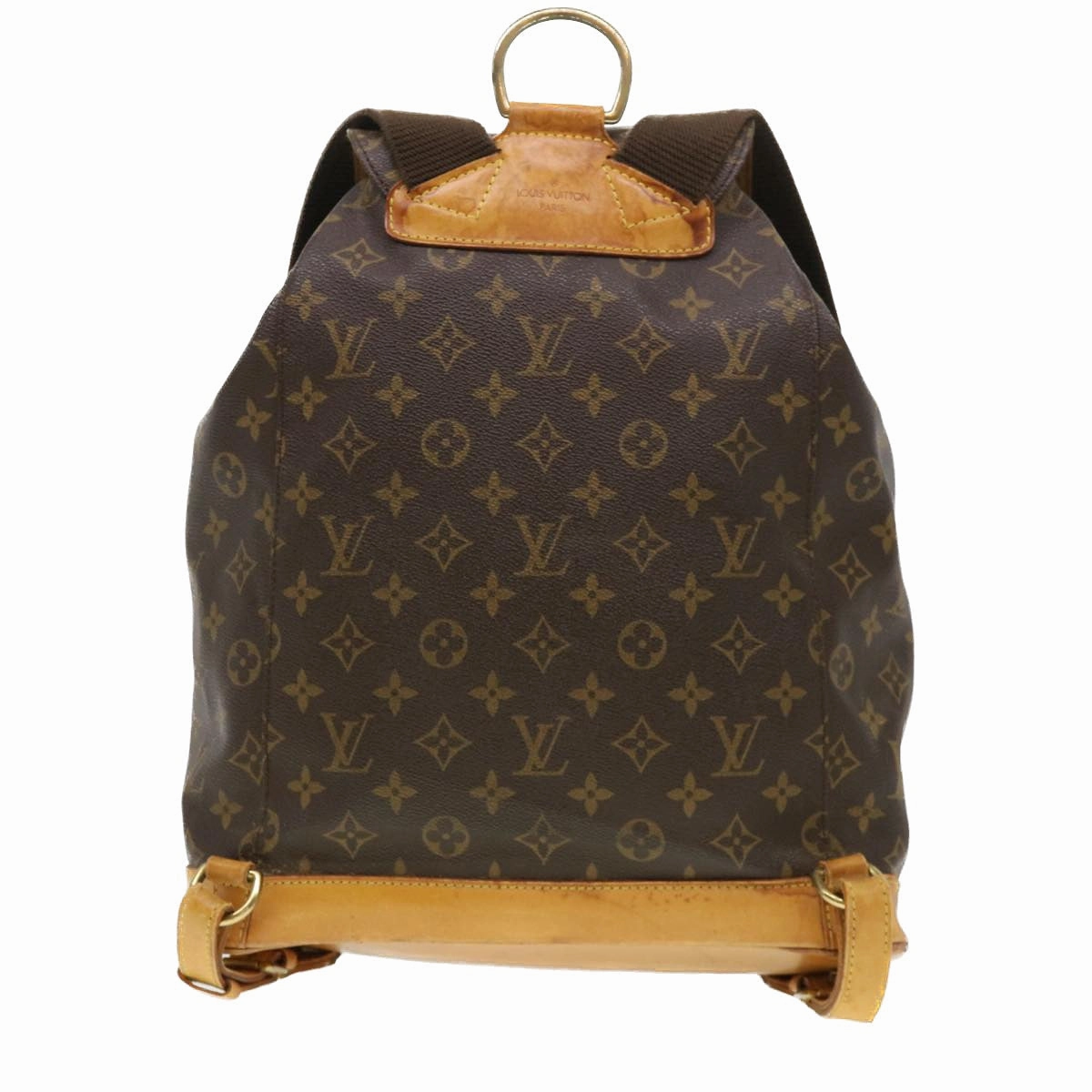 LOUIS VUITTON Monogram Montsouris GM Backpack M51135 LV 39564