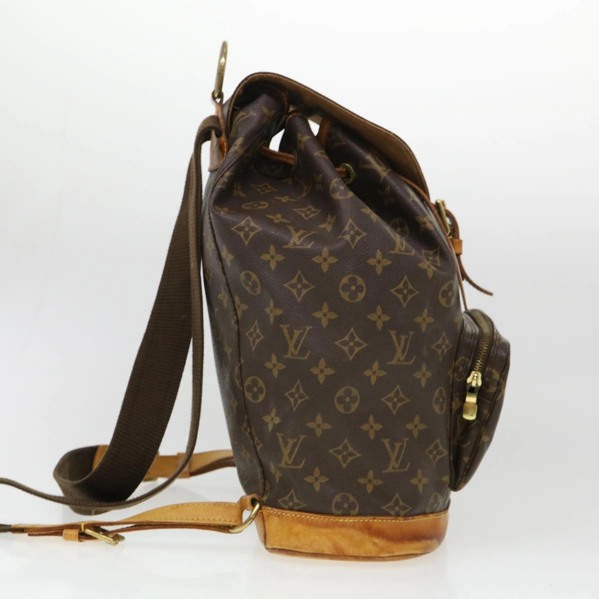 LOUIS VUITTON Monogram Montsouris GM Backpack M51135 LV 39564