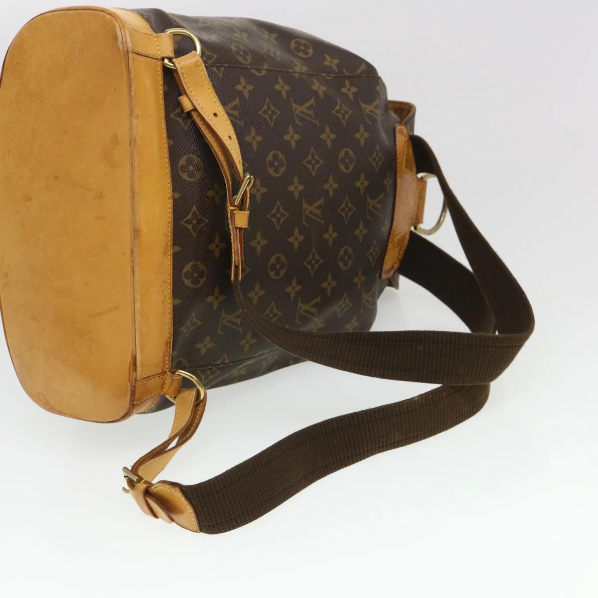 LOUIS VUITTON Monogram Montsouris GM Backpack M51135 LV 39564