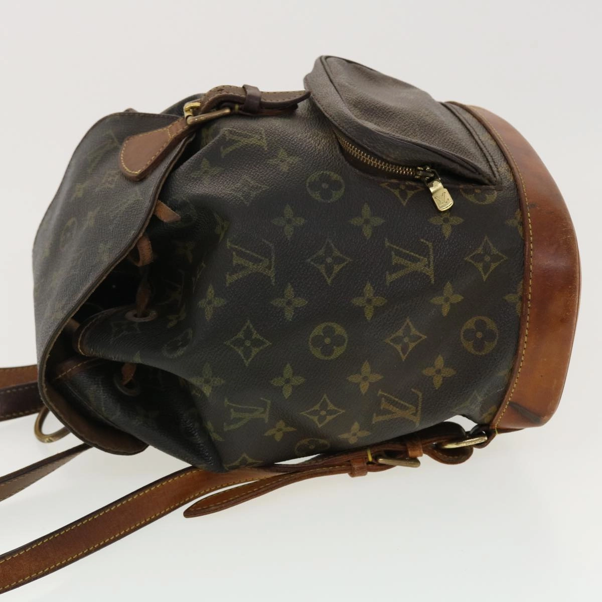 LOUIS VUITTON Monogram Montsouris MM Backpack M51136 LV bs4942