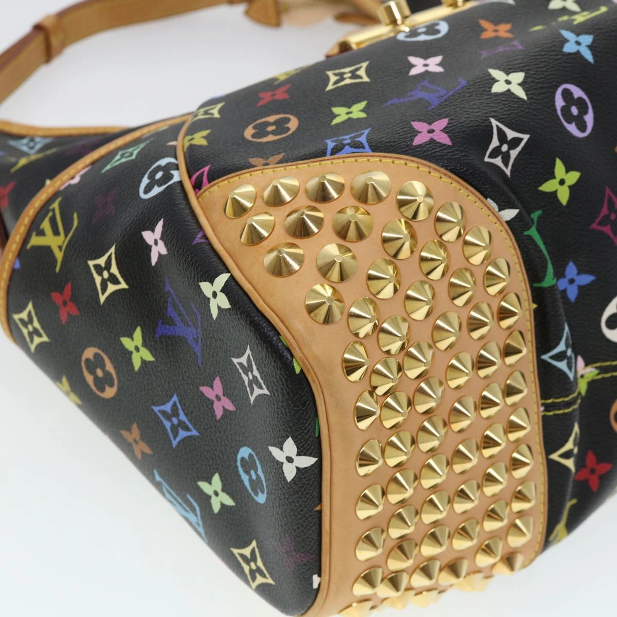 LOUIS VUITTON Monogram Multicolor Chrissy MM Shoulder Bag M40310 LV 40697A