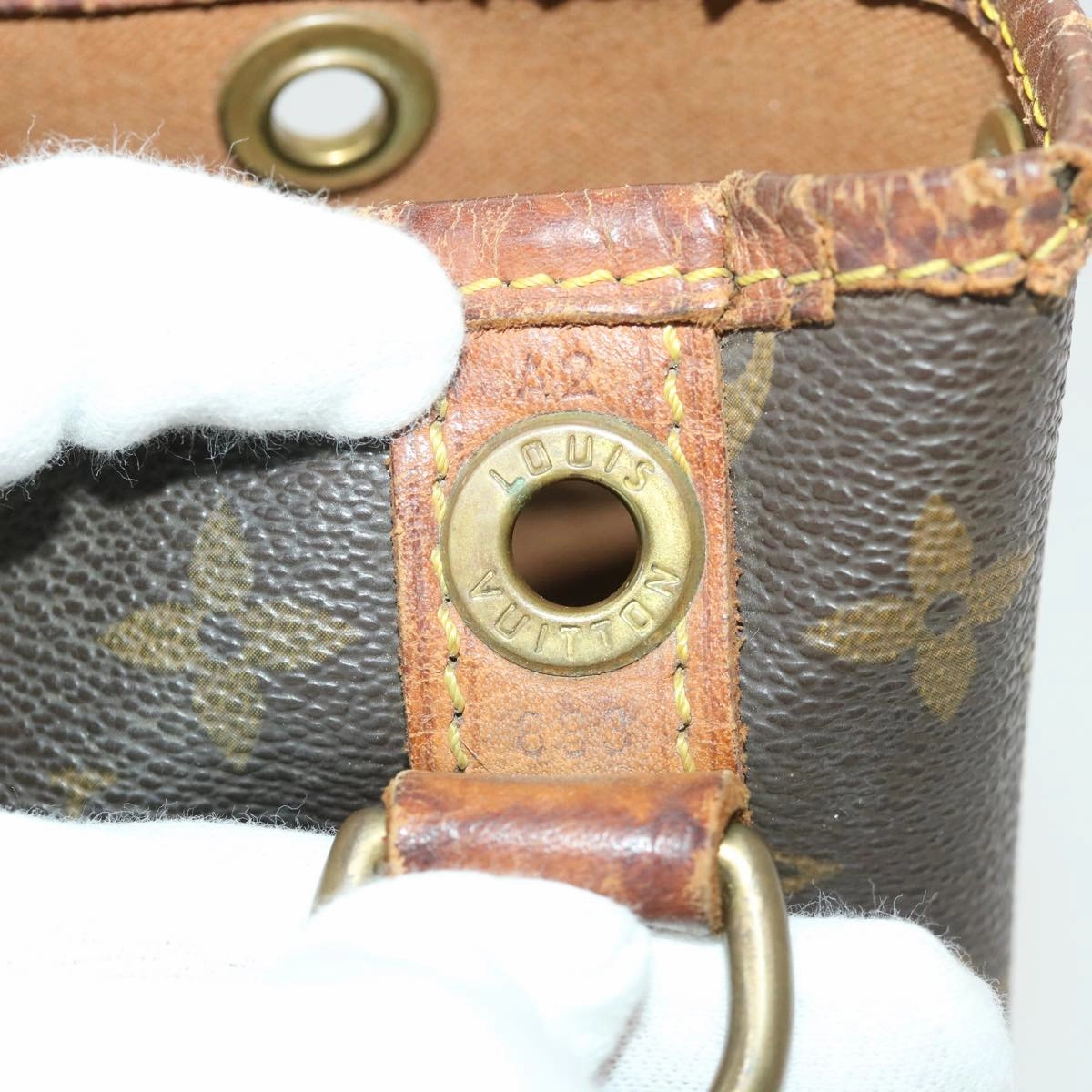 LOUIS VUITTON Monogram Noe Shoulder Bag M42224 LV rd4669