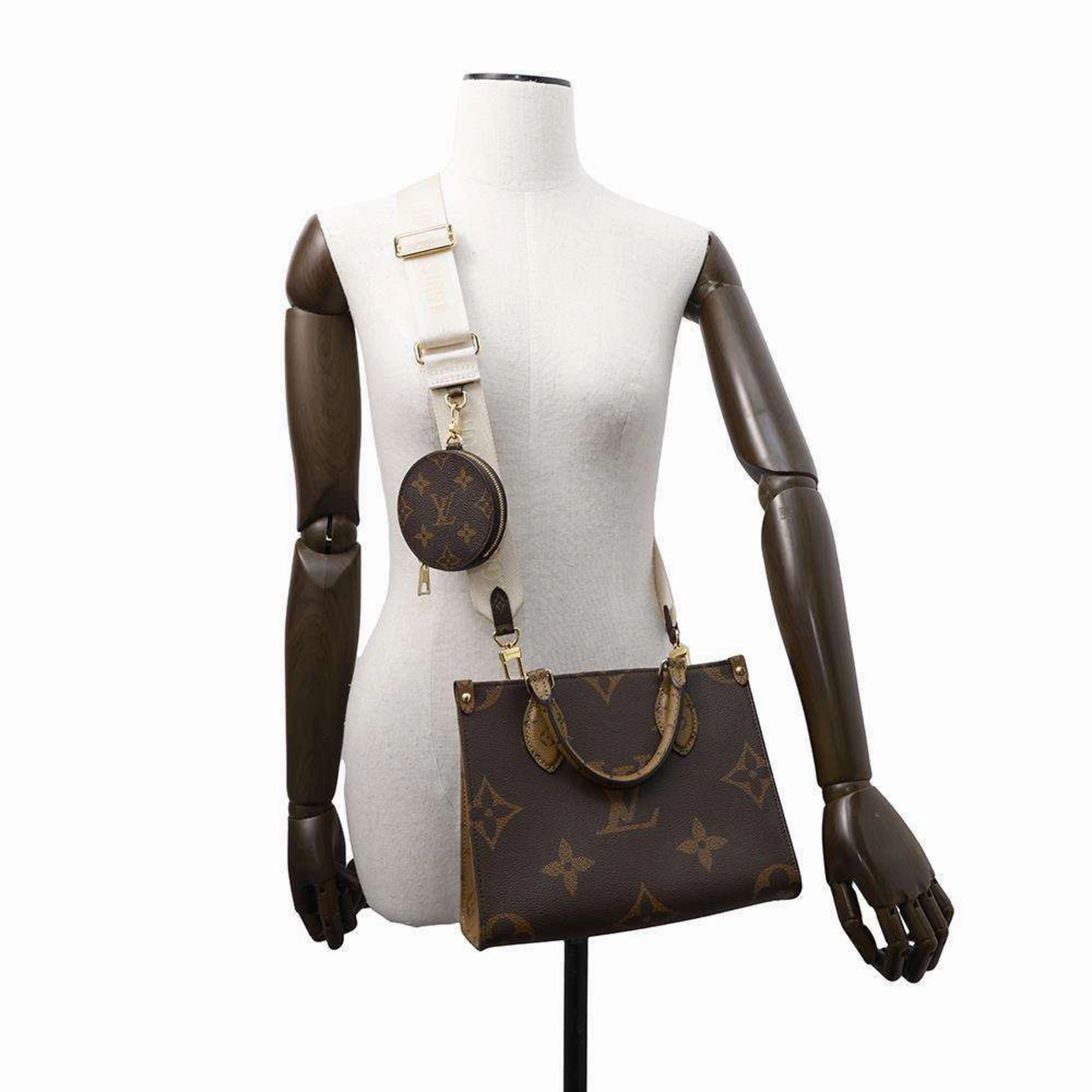 Louis Vuitton Monogram Reverse Handbag Tote Bag (Pre-Owned)
