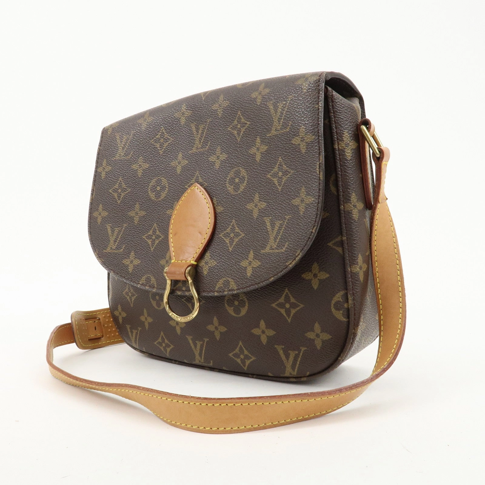 Louis Vuitton Monogram Saint Cloud GM Shoulder Bag Brown M51242