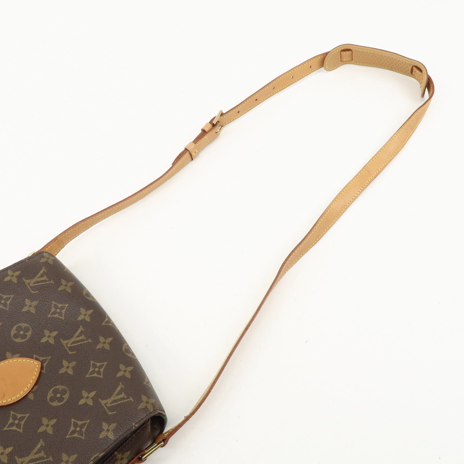 Louis Vuitton Monogram Saint Cloud GM Shoulder Bag Brown M51242
