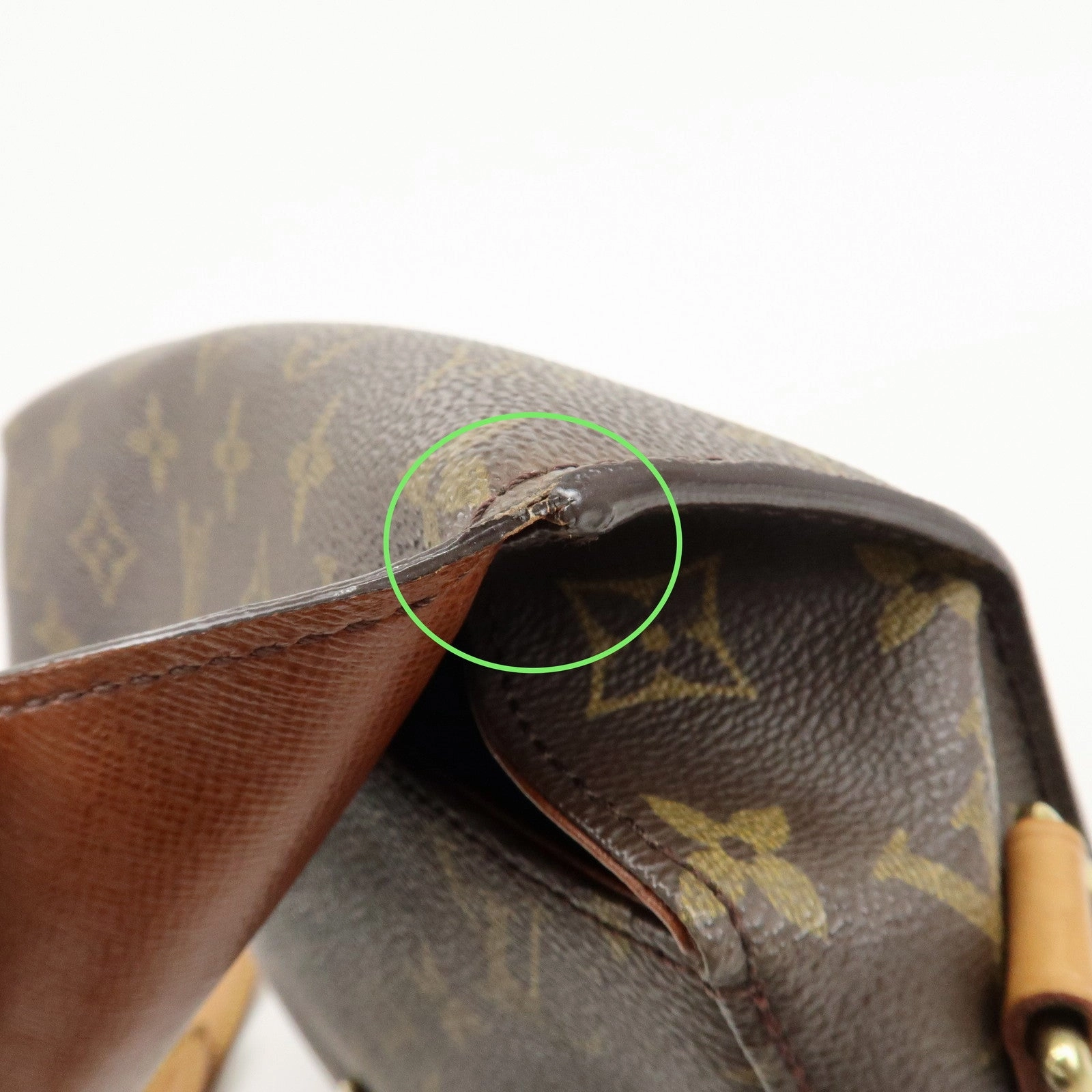 Louis Vuitton Monogram Saint Cloud GM Shoulder Bag Brown M51242