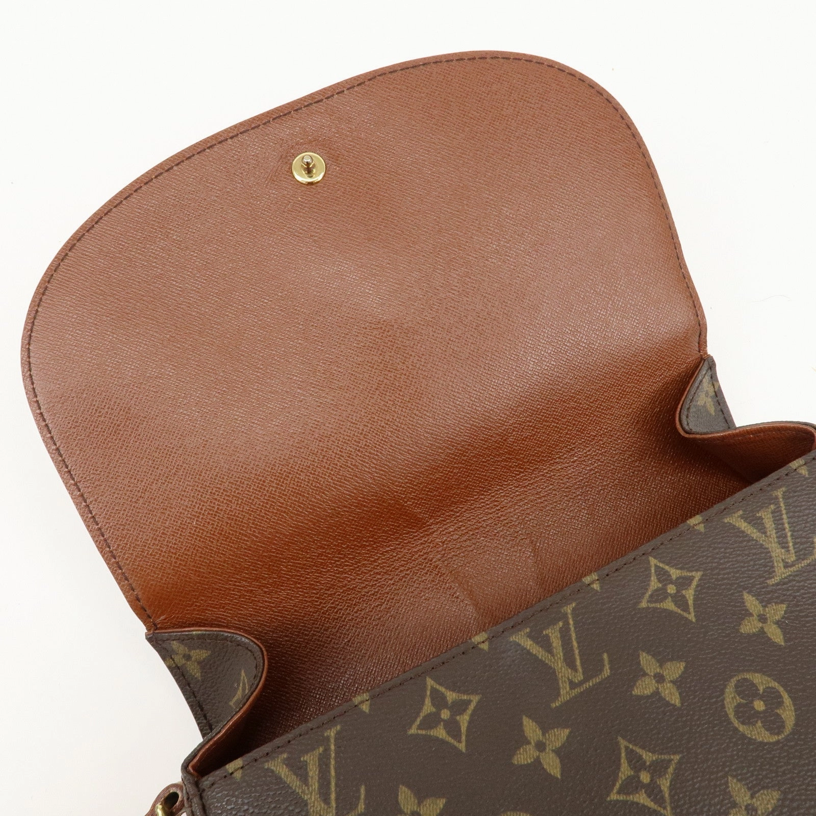 Louis Vuitton Monogram Saint Cloud GM Shoulder Bag Brown M51242