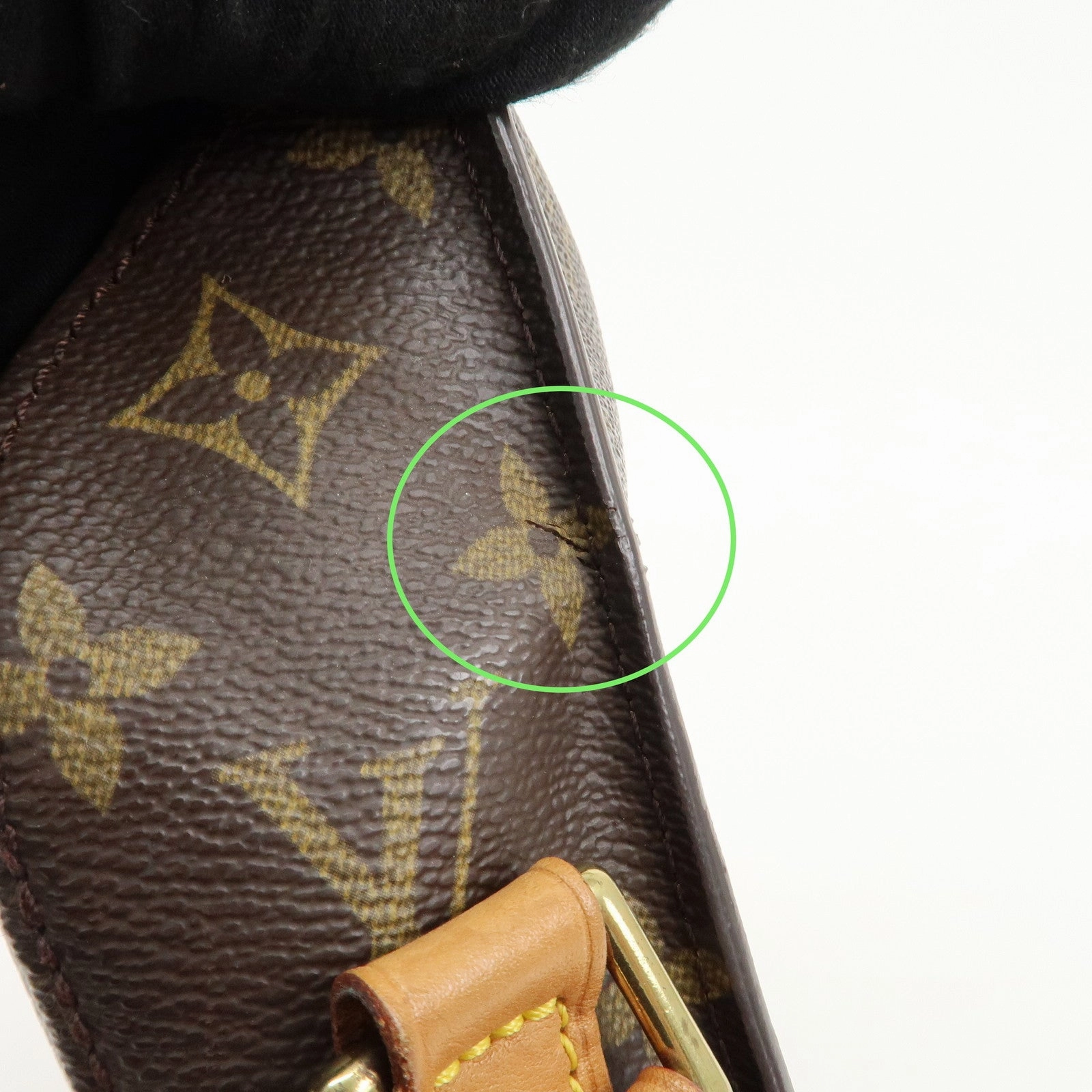 Louis Vuitton Monogram Saint Cloud GM Shoulder Bag Brown M51242