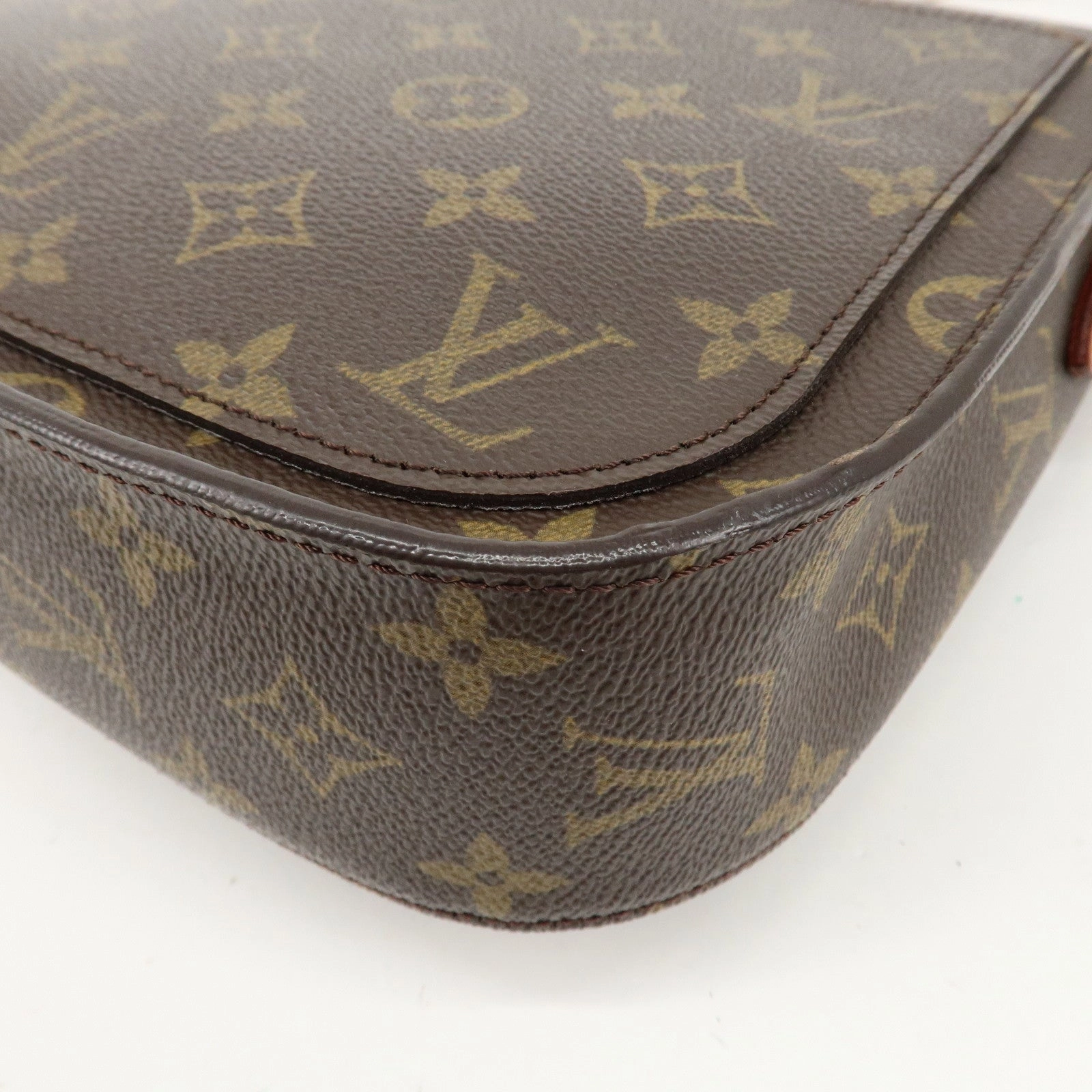 Louis Vuitton Monogram Saint Cloud GM Shoulder Bag Brown M51242