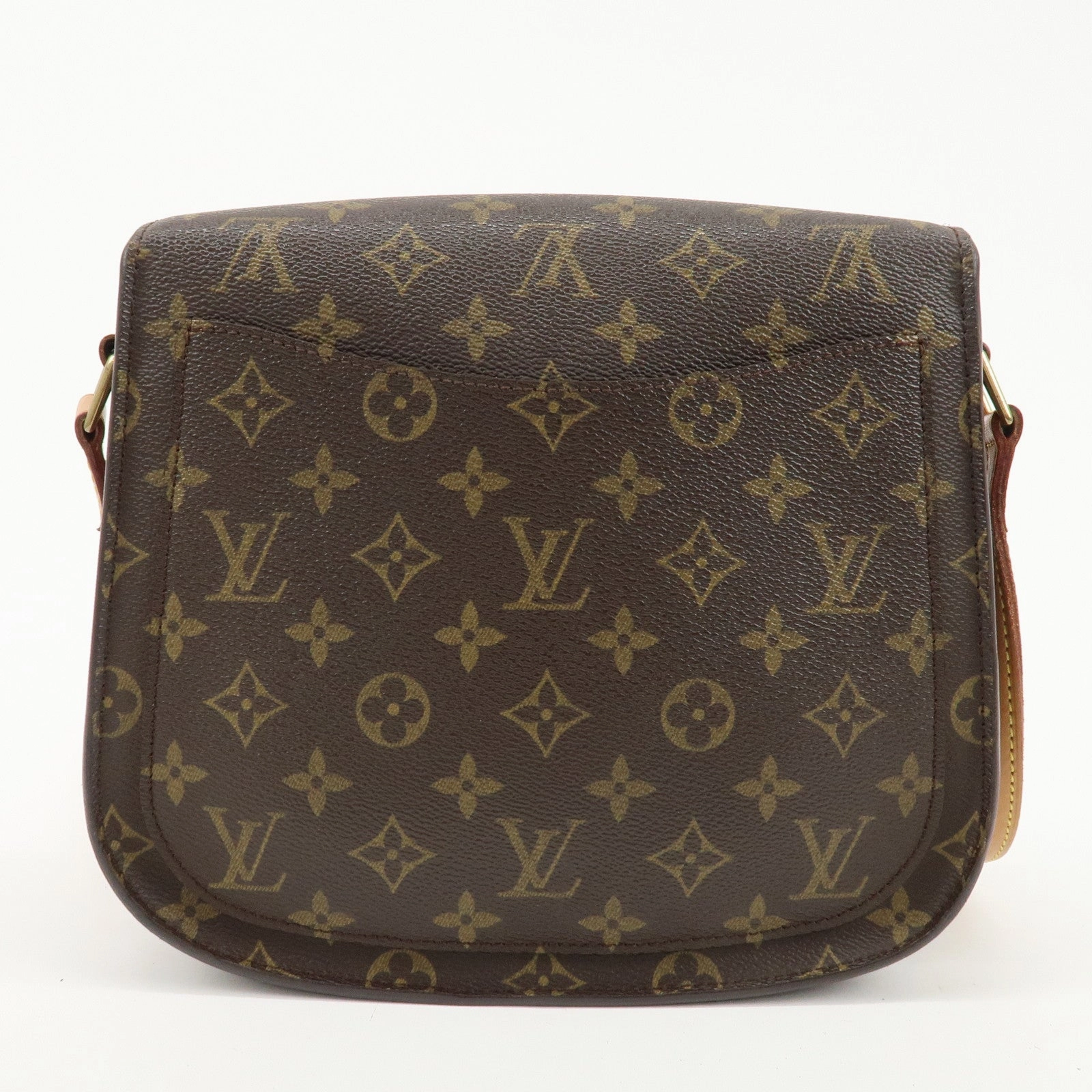 Louis Vuitton Monogram Saint Cloud GM Shoulder Bag Brown M51242