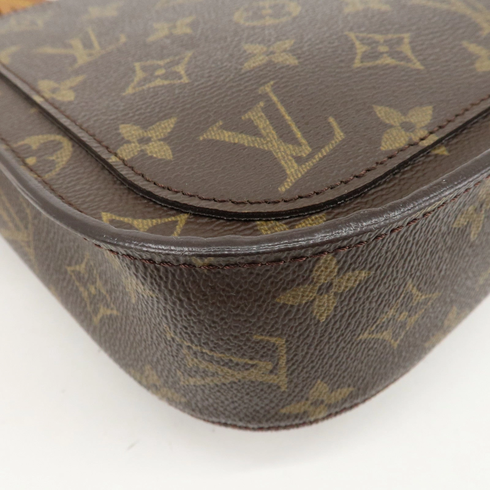 Louis Vuitton Monogram Saint Cloud GM Shoulder Bag Brown M51242