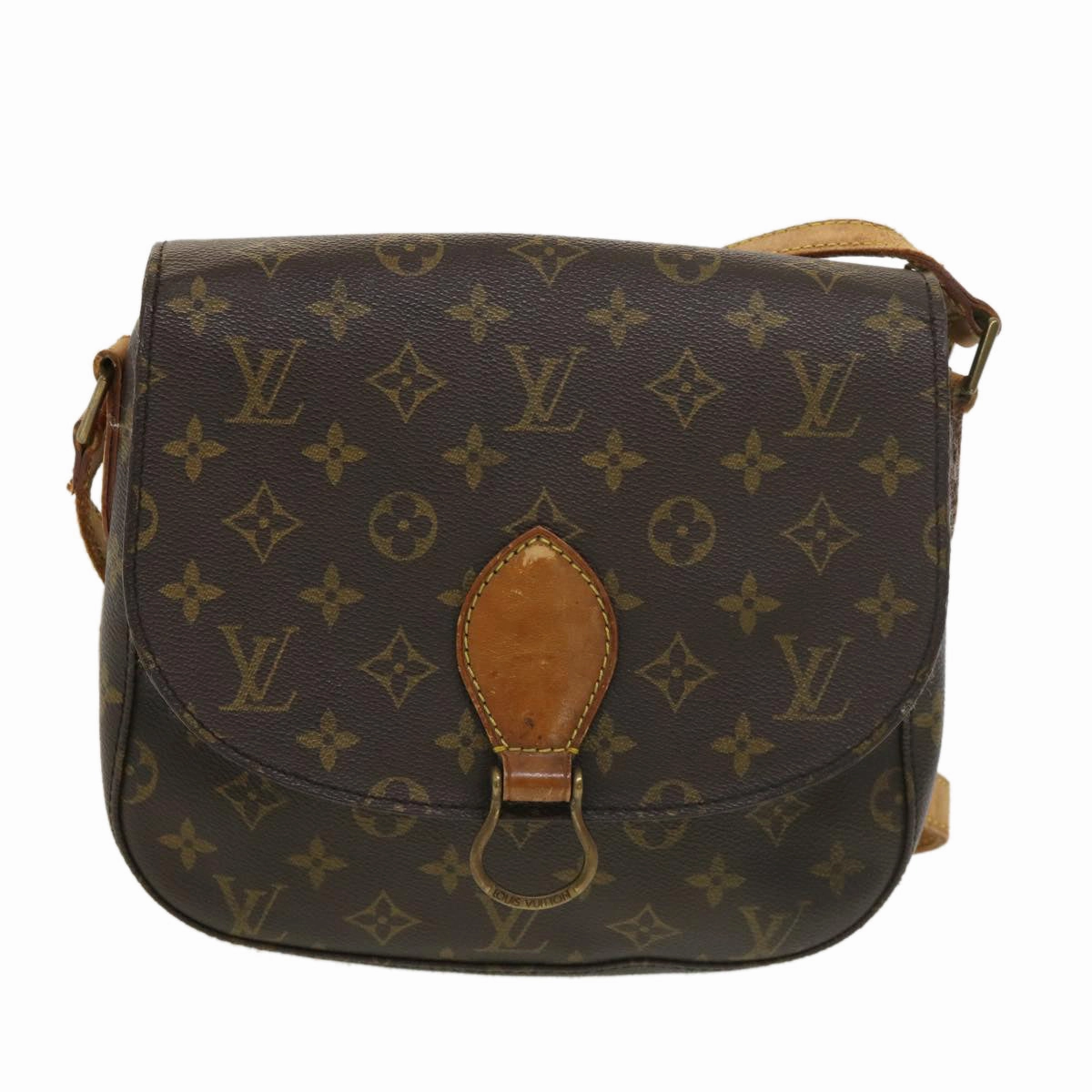 LOUIS VUITTON Monogram Saint Cloud GM Shoulder Bag M51242 LV am4076