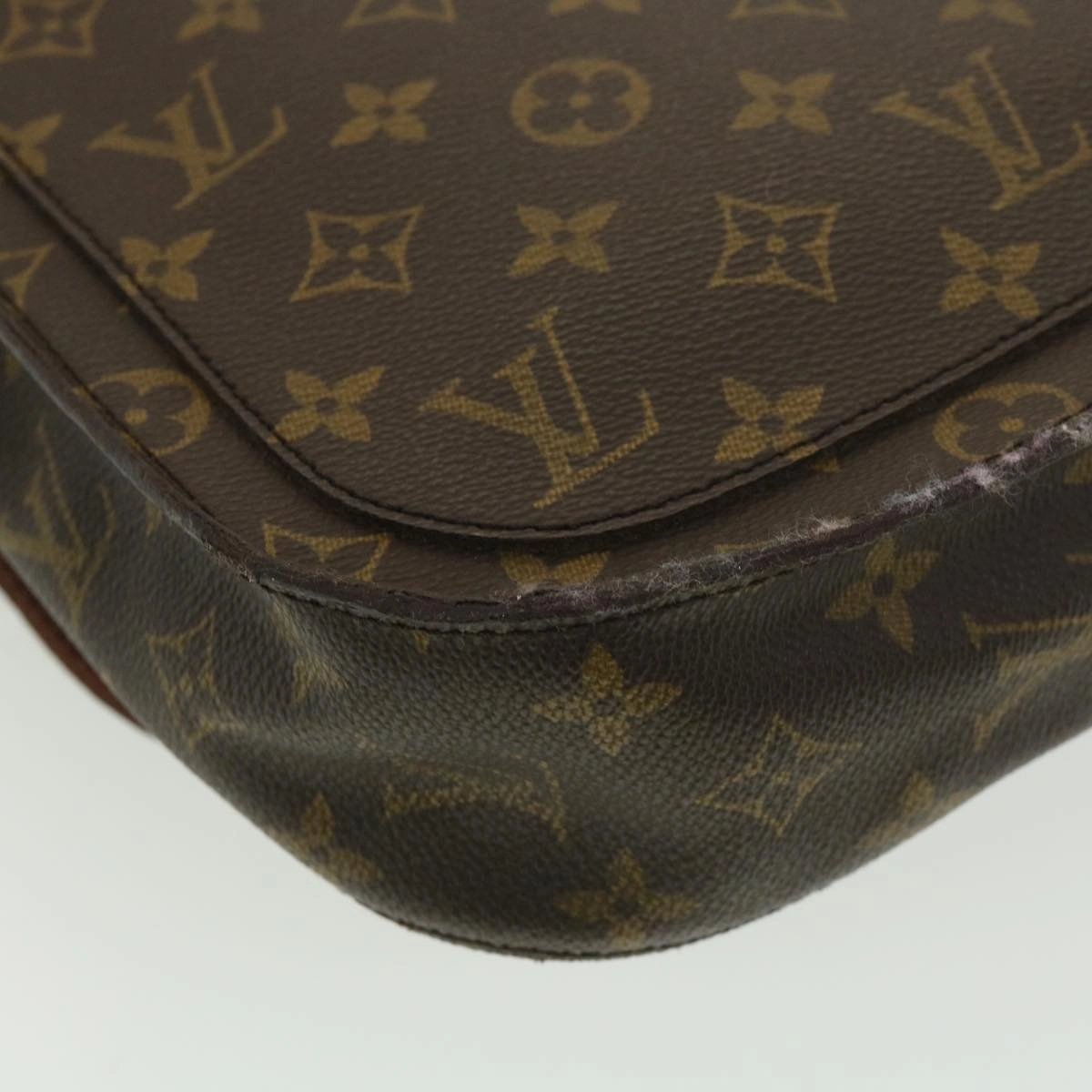 LOUIS VUITTON Monogram Saint Cloud GM Shoulder Bag M51242 LV am4076