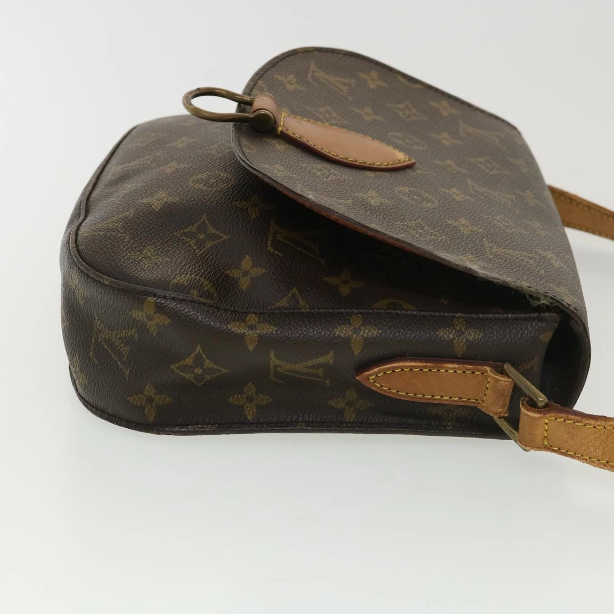 LOUIS VUITTON Monogram Saint Cloud GM Shoulder Bag M51242 LV am4076