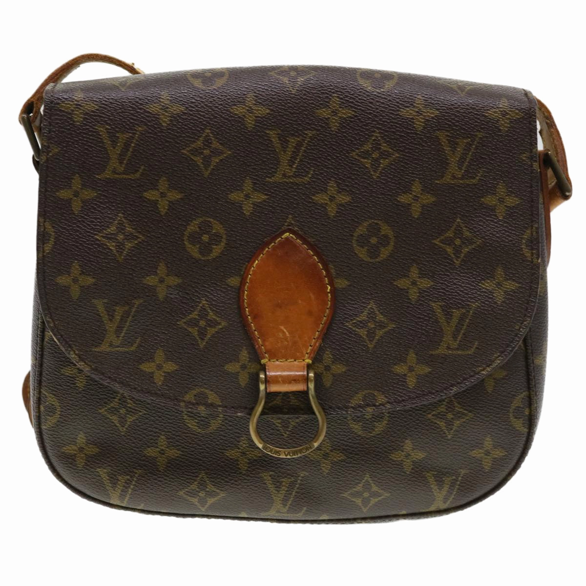 LOUIS VUITTON Monogram Saint Cloud GM Shoulder Bag M51242 LV yk6331