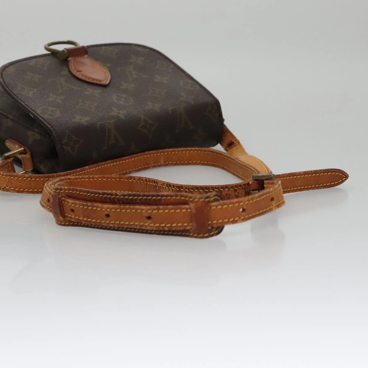 LOUIS VUITTON Monogram Saint Cloud MM Shoulder Bag M51243 LV 107134