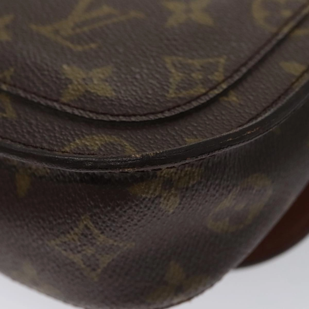 LOUIS VUITTON Monogram Saint Cloud MM Shoulder Bag M51243 LV 107134