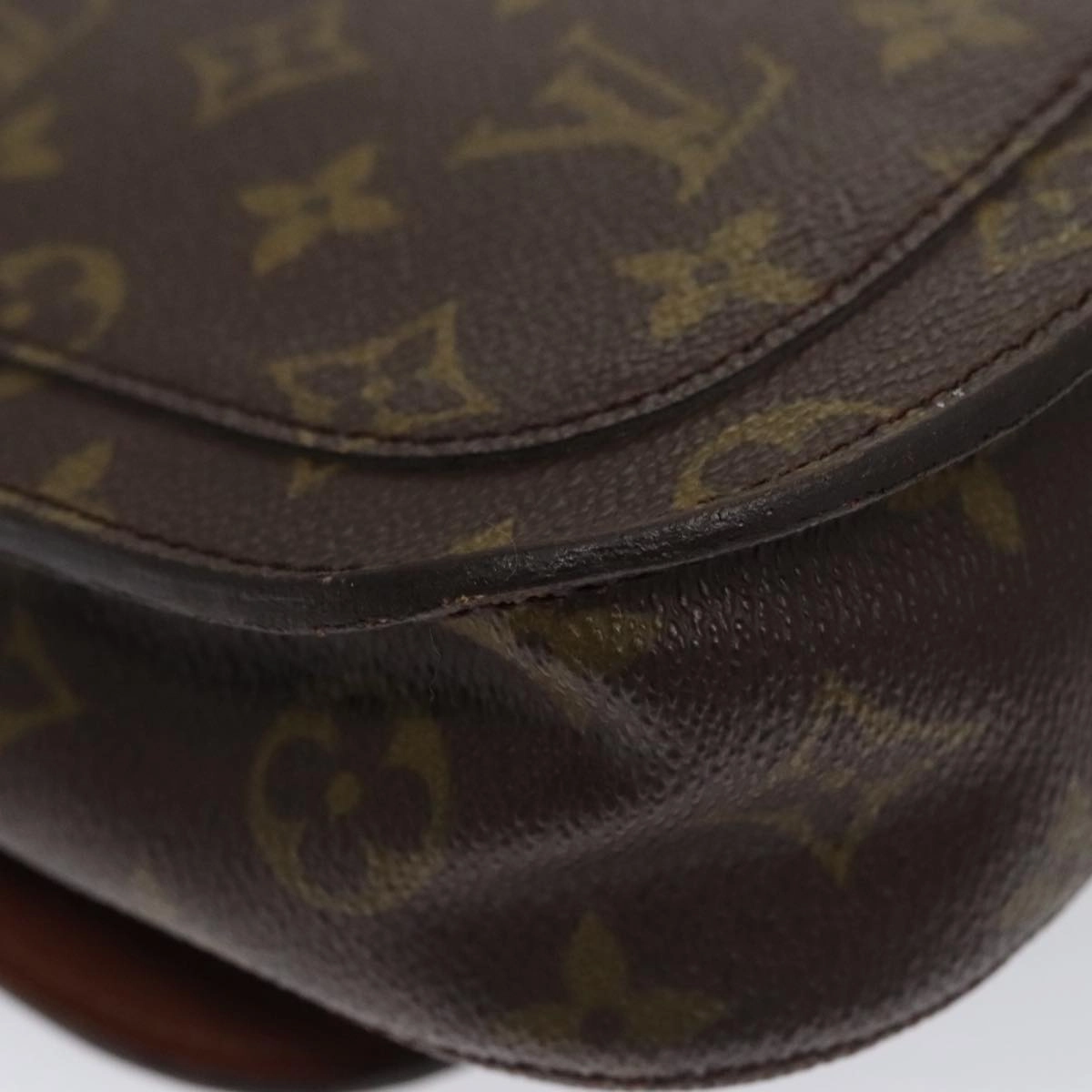 LOUIS VUITTON Monogram Saint Cloud MM Shoulder Bag M51243 LV 107134