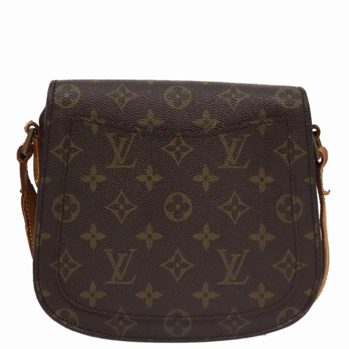 LOUIS VUITTON Monogram Saint Cloud MM Shoulder Bag M51243 LV 107134