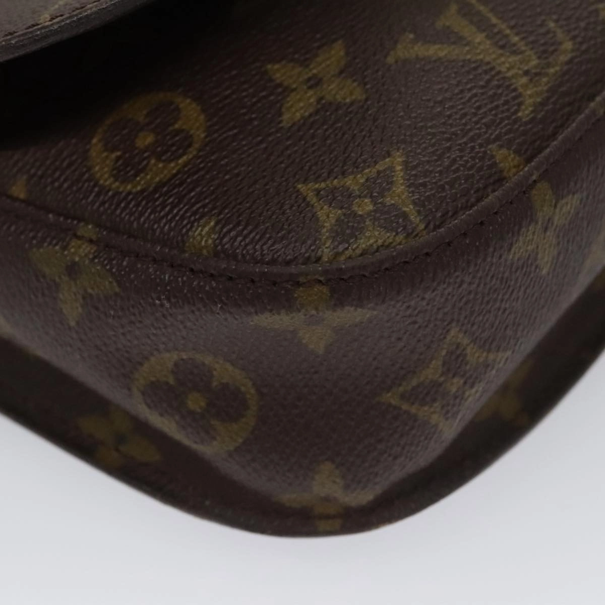 LOUIS VUITTON Monogram Saint Cloud MM Shoulder Bag M51243 LV 107134