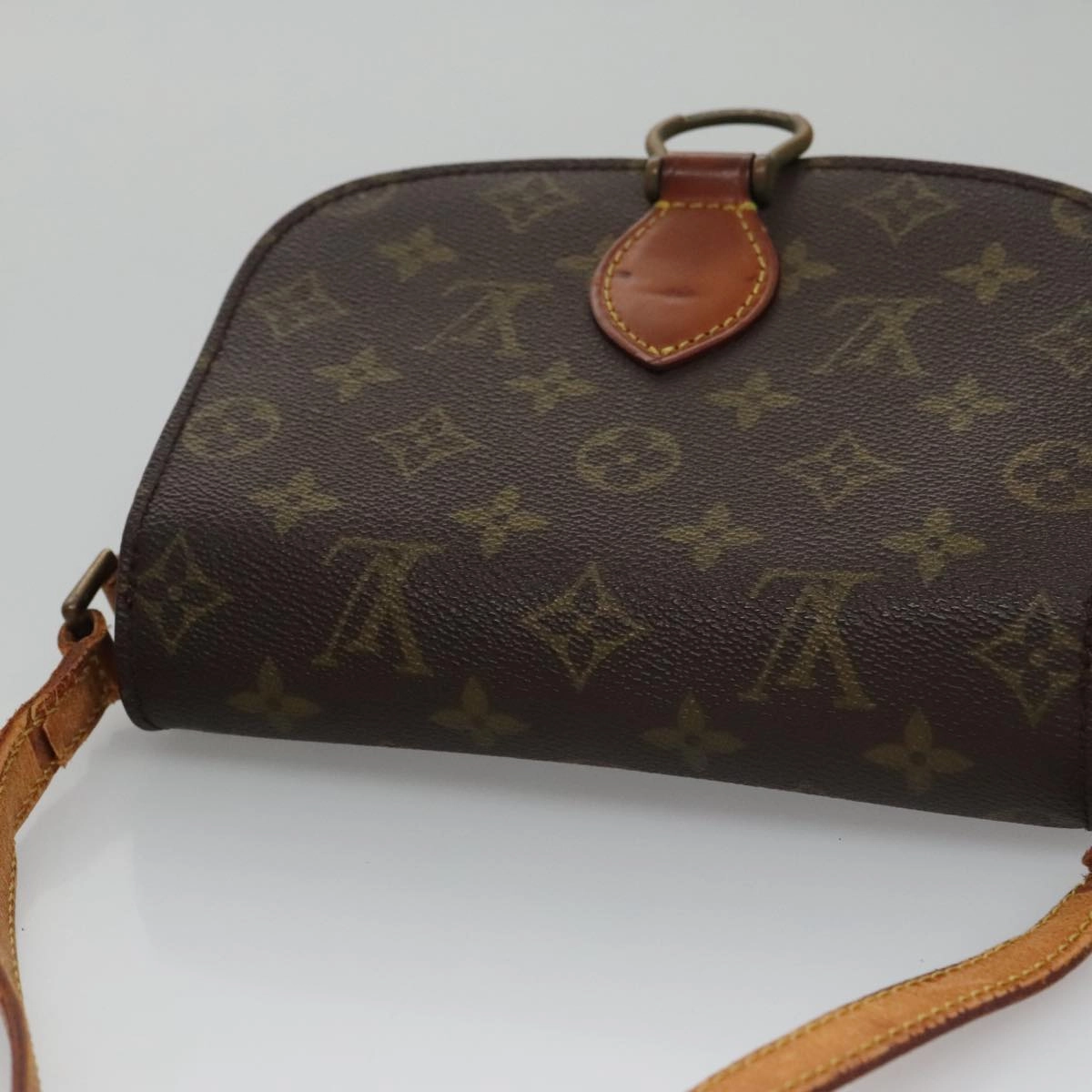 LOUIS VUITTON Monogram Saint Cloud MM Shoulder Bag M51243 LV 107134