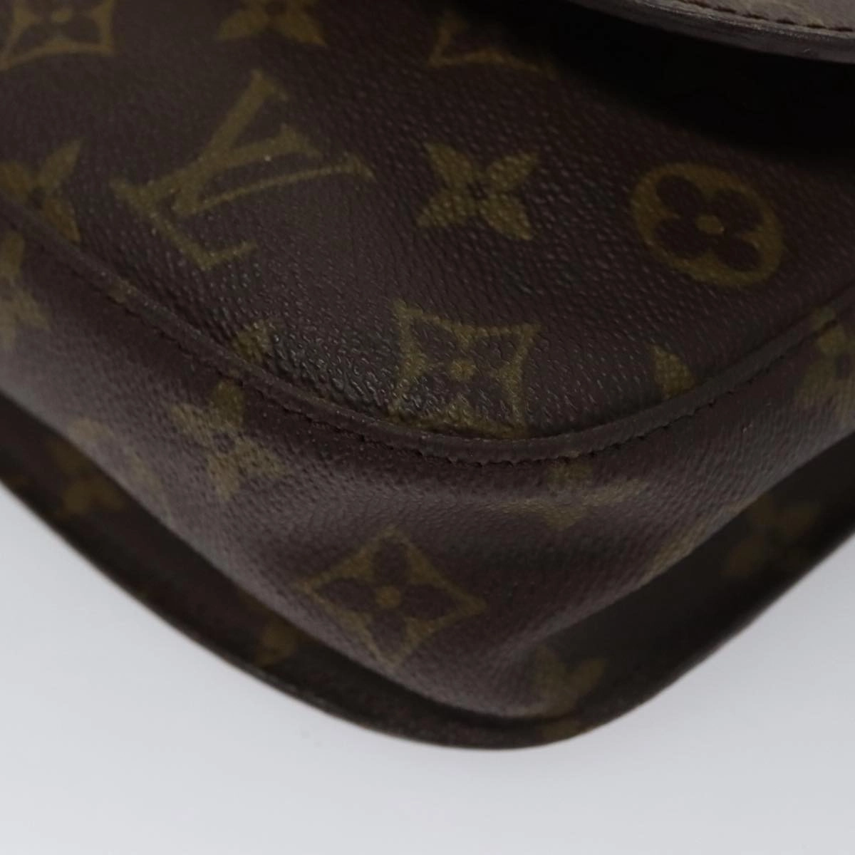 LOUIS VUITTON Monogram Saint Cloud MM Shoulder Bag M51243 LV 107134
