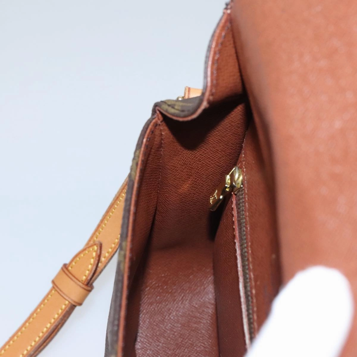 LOUIS VUITTON Monogram Saint Cloud MM Shoulder Bag M51243 LV 107135
