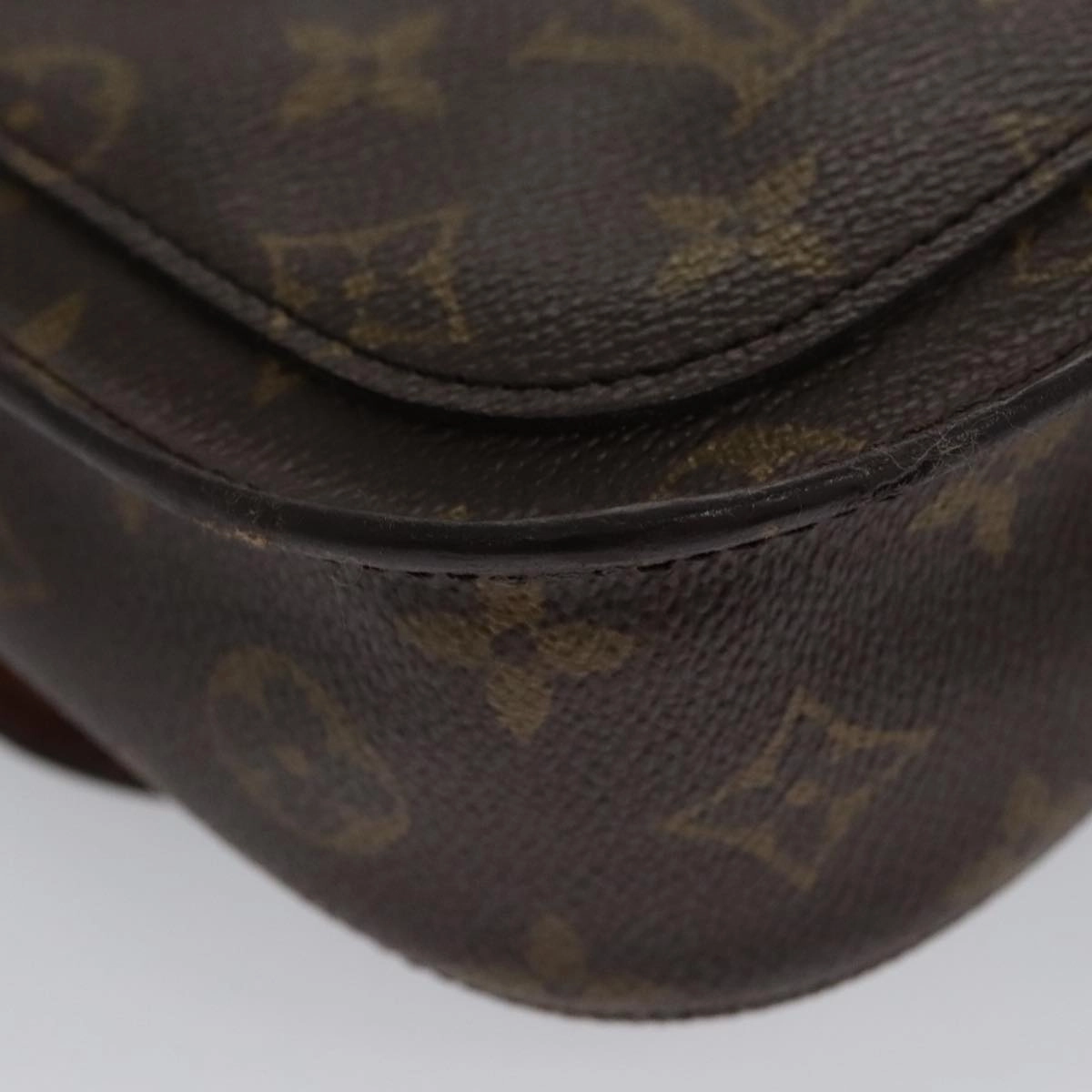 LOUIS VUITTON Monogram Saint Cloud MM Shoulder Bag M51243 LV 107135