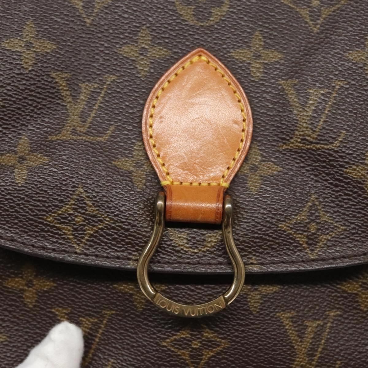 LOUIS VUITTON Monogram Saint Cloud MM Shoulder Bag M51243 LV 107135