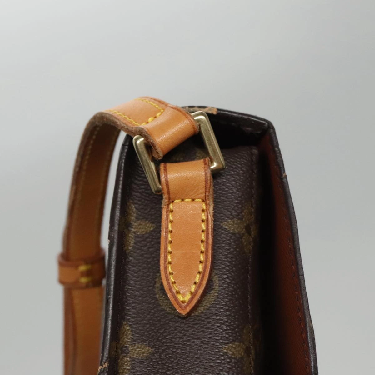 LOUIS VUITTON Monogram Saint Cloud MM Shoulder Bag M51243 LV 107135