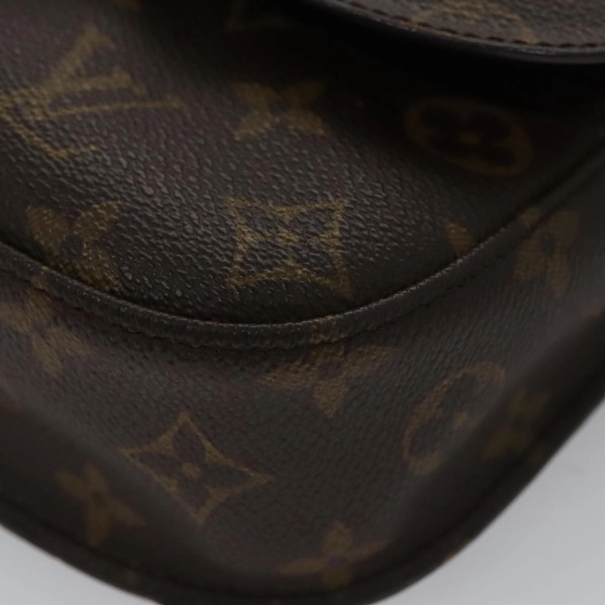 LOUIS VUITTON Monogram Saint Cloud MM Shoulder Bag M51243 LV 107135