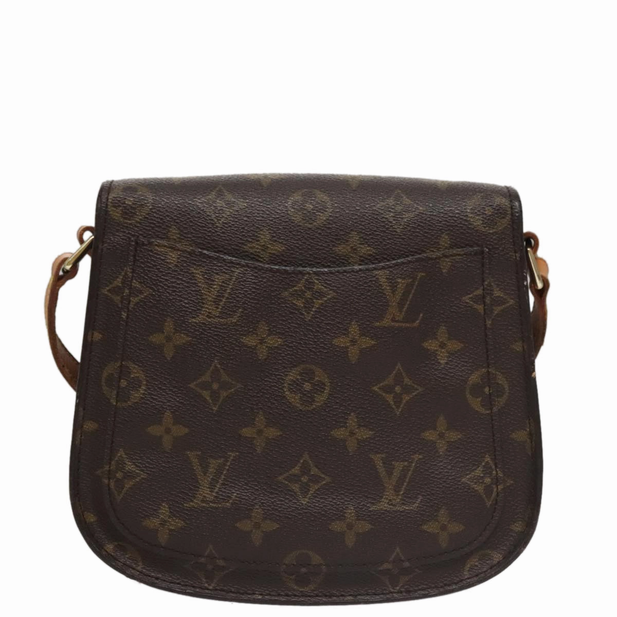 LOUIS VUITTON Monogram Saint Cloud MM Shoulder Bag M51243 LV 107135