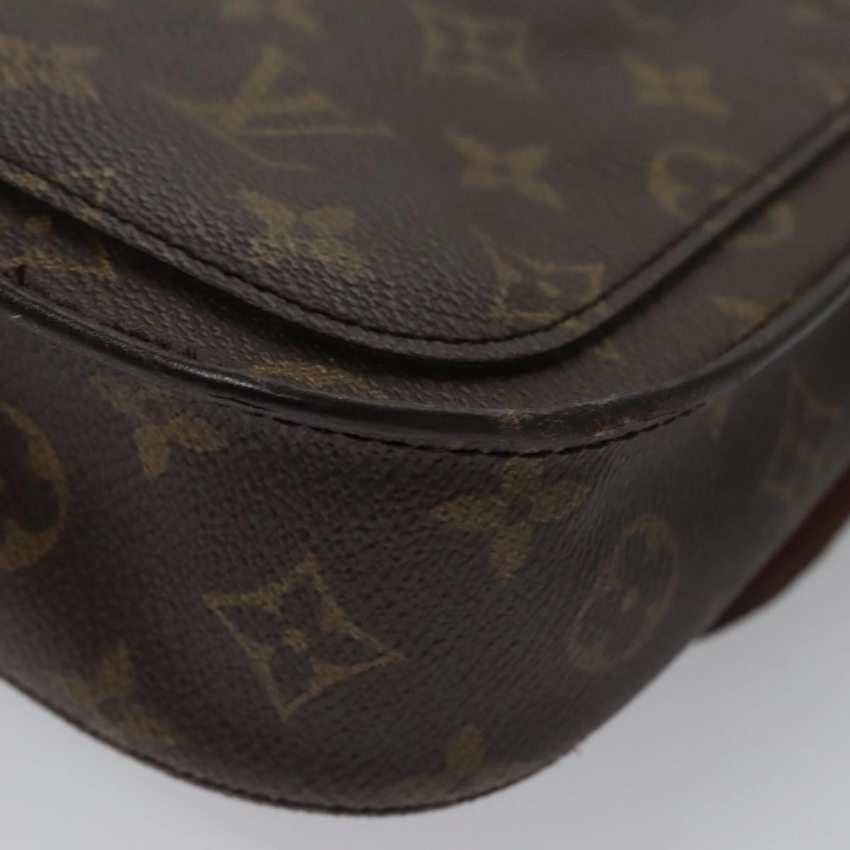 LOUIS VUITTON Monogram Saint Cloud MM Shoulder Bag M51243 LV 107135