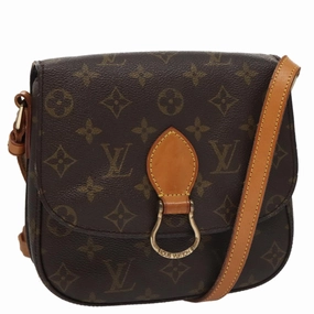 LOUIS VUITTON Monogram Saint Cloud MM Shoulder Bag M51243 LV 107135