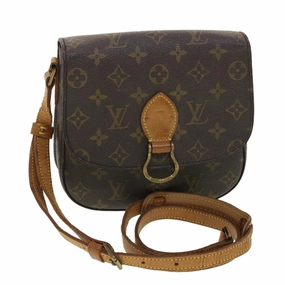 LOUIS VUITTON Monogram Saint Cloud MM Shoulder Bag M51243 LV yk6442