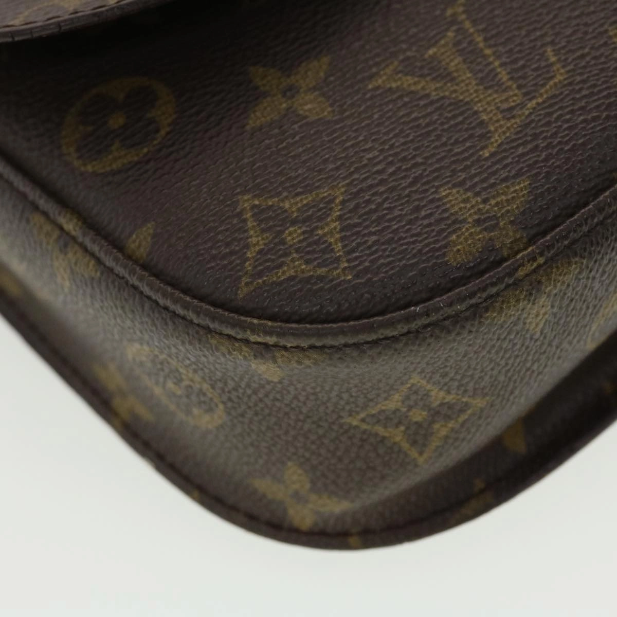 LOUIS VUITTON Monogram Saint Cloud MM Shoulder Bag M51243 LV yk6442