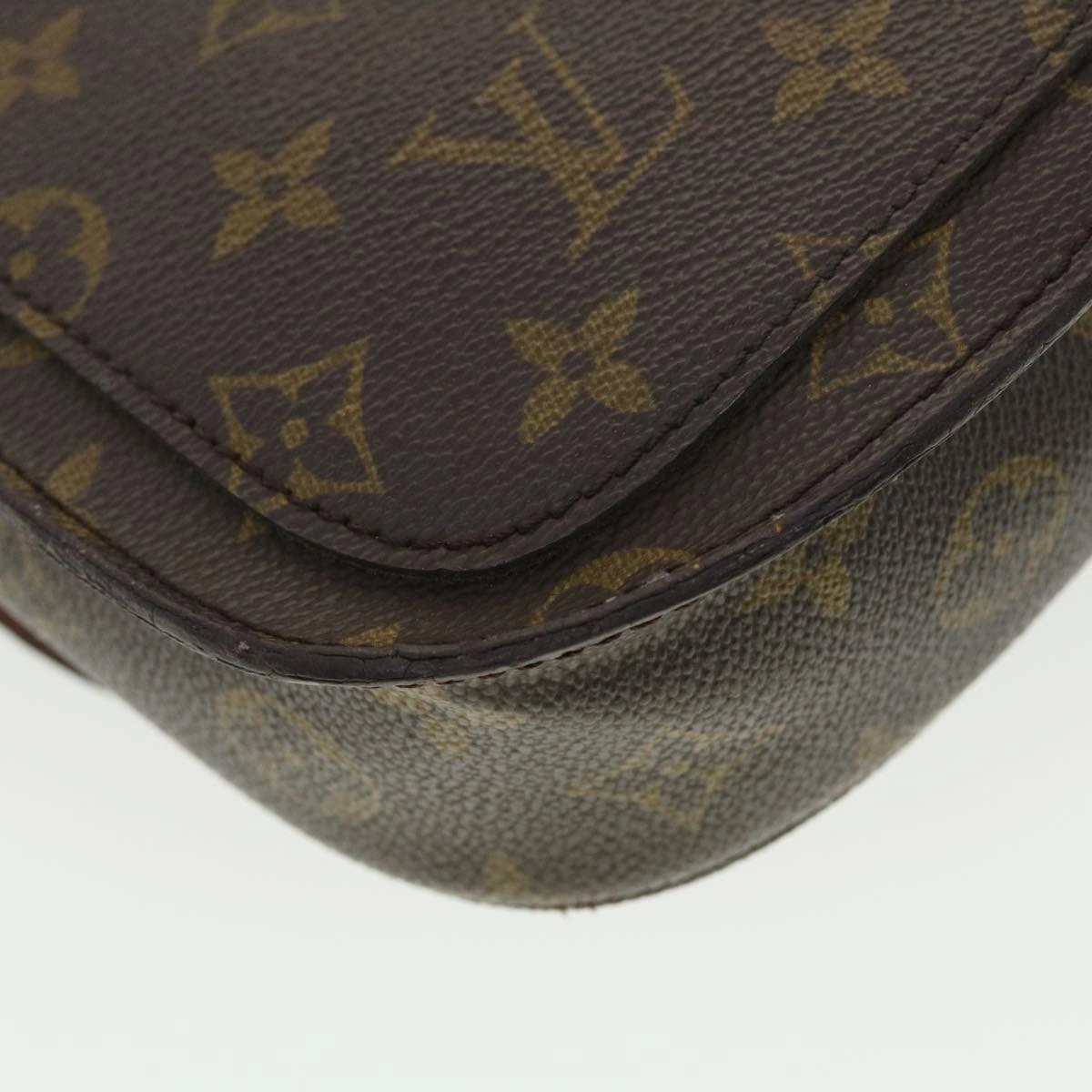 LOUIS VUITTON Monogram Saint Cloud MM Shoulder Bag M51243 LV yk6442