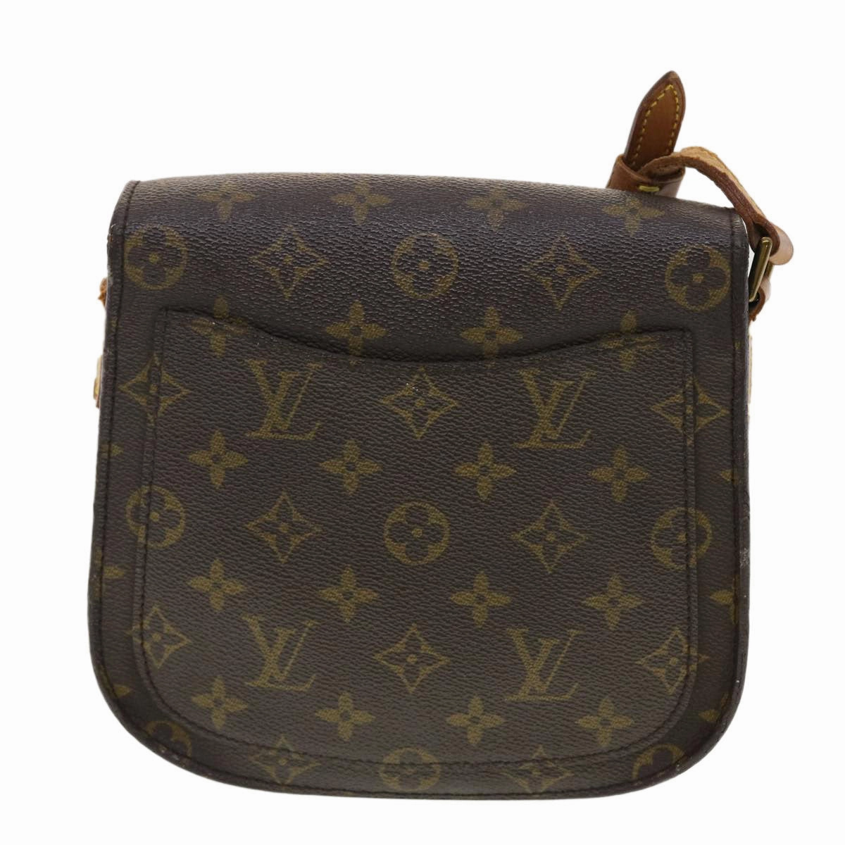 LOUIS VUITTON Monogram Saint Cloud MM Shoulder Bag M51243 LV yk6442