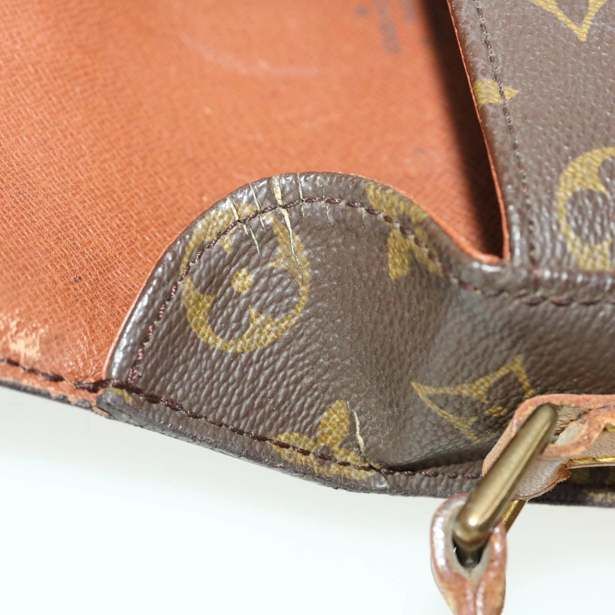 LOUIS VUITTON Monogram Saint Cloud MM Shoulder Bag M51243 LV yk6442