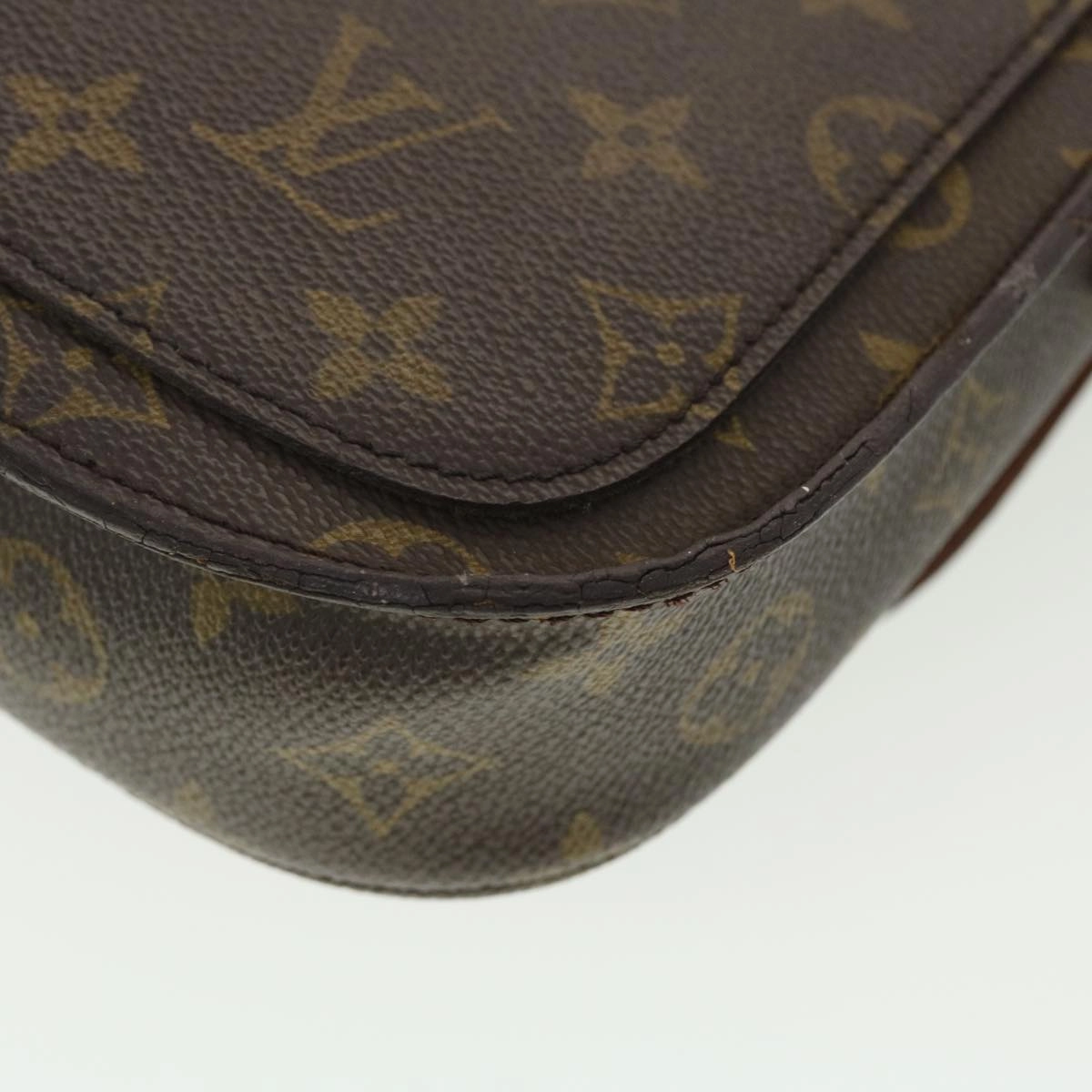 LOUIS VUITTON Monogram Saint Cloud MM Shoulder Bag M51243 LV yk6442