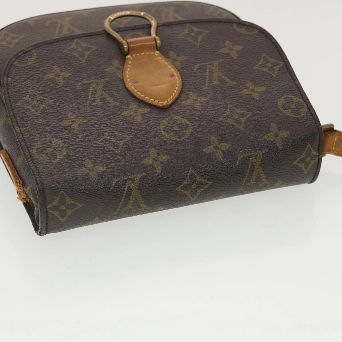 LOUIS VUITTON Monogram Saint Cloud MM Shoulder Bag M51243 LV yk6442